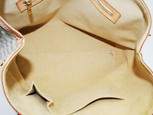 Louis Vuitton White Azur Hampstead Damier